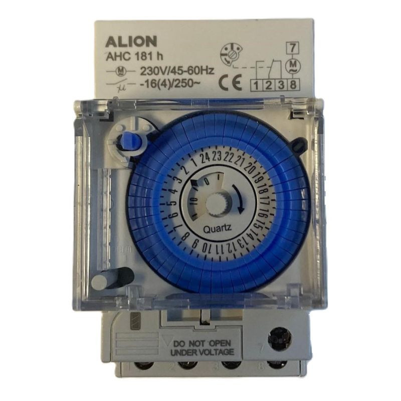 HORLOGE SUR RAIL MODULAIRE POUR PROGRAMMATION JOURNALIÈRE