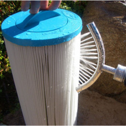 PISTOLET DE NETTOYAGE ALUMINIUM PRO POUR CARTOUCHES SPA ET PISCINE