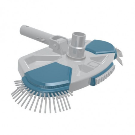 BALAI HARICOT AVEC BROSSES LATÉRALES  LINER BLUE LINE