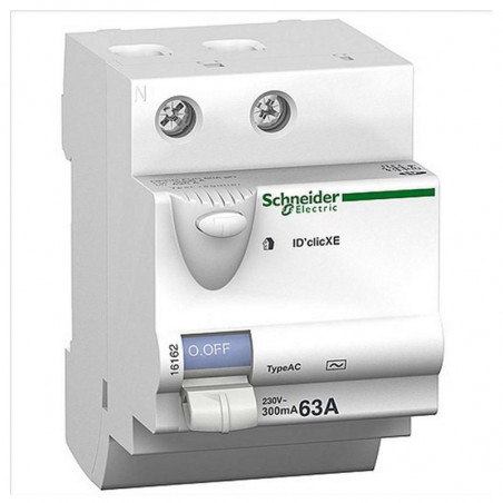 INTERRUPTEUR DIFFÉRENTIEL 30MA TYPE AC BIPOLAIRE 2X63A