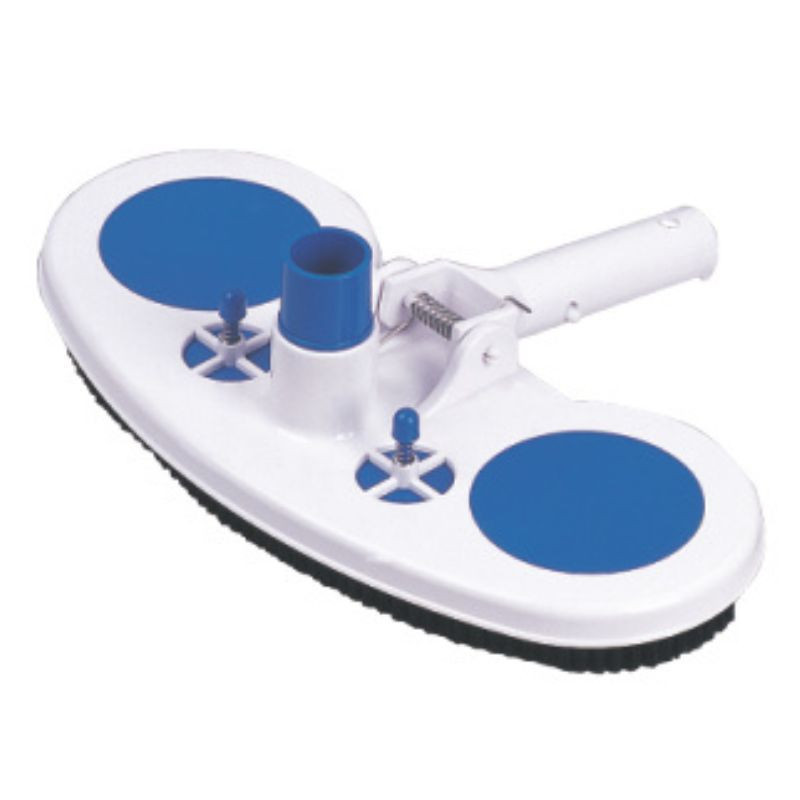 BALAI OVALE LESTÉ AVEC BROSSES + SOUPAPE POUR LIMITER LA PUISSANCE D'ASPI PISCINE LINER