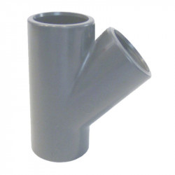 TÉ PVC 45° Ø63MM