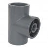 TÉ PVC 90° RÉDUIT AVEC TARAUDAGE Ø50X3/4"X50MM