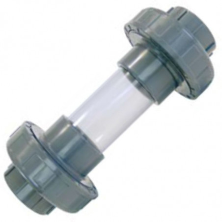 CONTRÔLEUR DE CIRCULATION AVEC RACCORDS UNION Ø32MM