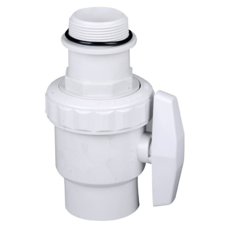 VANNE PISCINE HORS SOL 1"1/2 FILETÉE - 1"1/2 TARAUDÉE