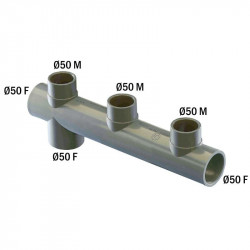 COLLECTEUR 5 VOIES + 1 DEPORTEE