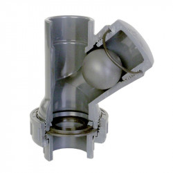 CLAPET ANTI RETOUR "Y" BOULE Ø50MM