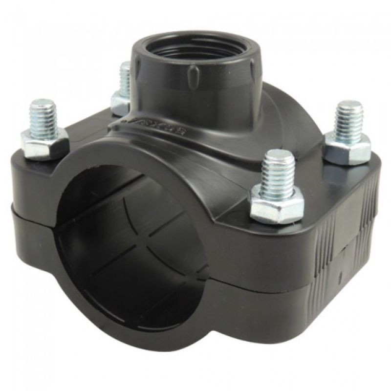 COLLIER DE PRISE EN CHARGE Ø63MM + TARAUDAGE 3/4"