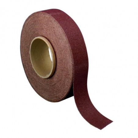 BANDE ABRASIVE GRAIN 120 ROULEAU DE 38MM X 1M SOUS BLISTER