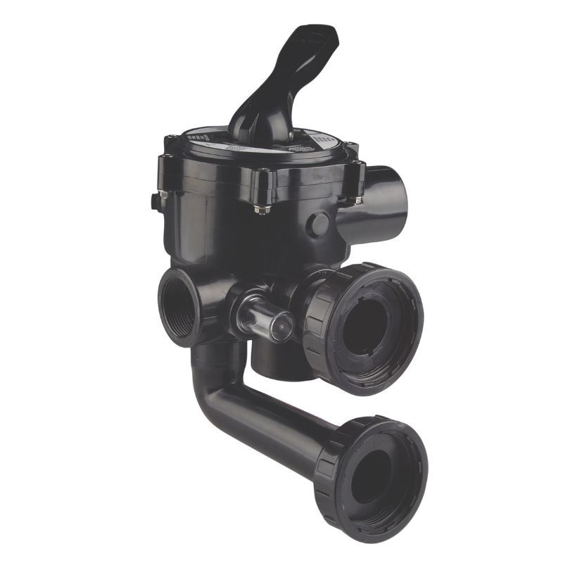 VANNE 6 VOIES LATÉRALE 1"1/2  AVEC KIT VANNE INCLUS