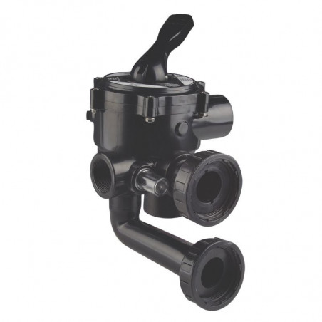 VANNE 6 VOIES LATÉRALE 1"1/2  AVEC KIT VANNE INCLUS