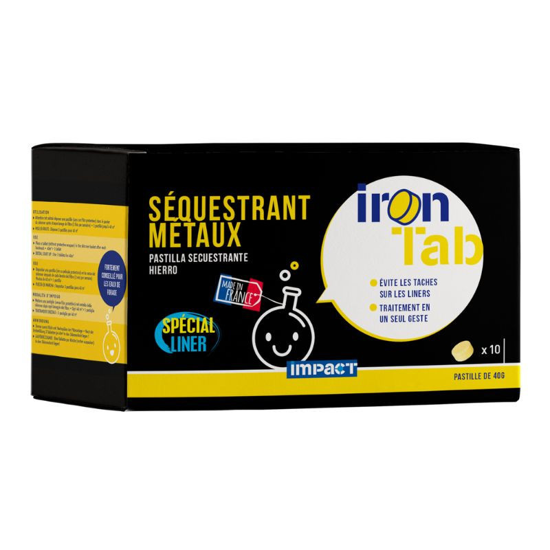 IRON TAB - SÉQUESTRANT MÉTAUX EN PASTILLES - 0.4KG