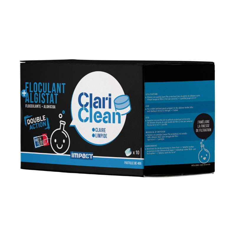 CLARI CLEAN - FLOCULANT / CLARIFIANT / ALGISTAT PASTILLES - 0.4KG