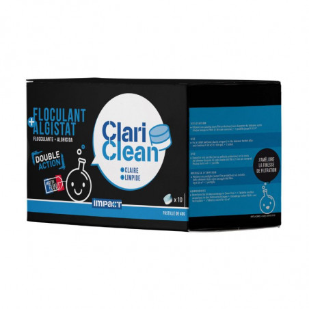 CLARI CLEAN - FLOCULANT / CLARIFIANT / ALGISTAT PASTILLES - 0.4KG