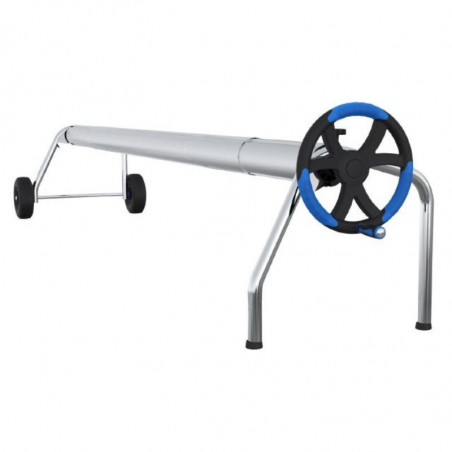 ENROULEUR LUXE 6.70M PIEDS EN U EN INOX Ø110MM