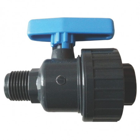 VANNE PVC 1'' FILETÉE - 1'' TARAUDÉE