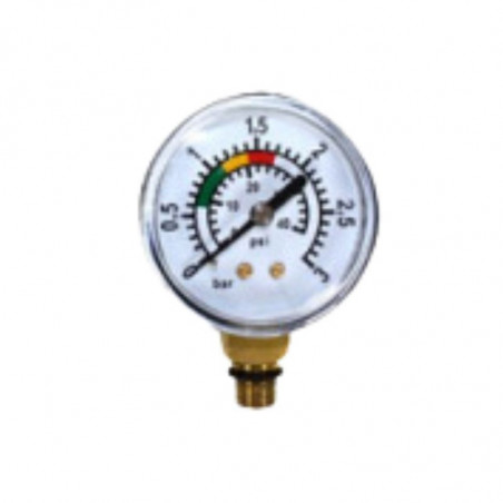 MANOMÈTRE 1/8" FILETAGE LATÉRAL FILTRES ATOLL + BELO I TOP