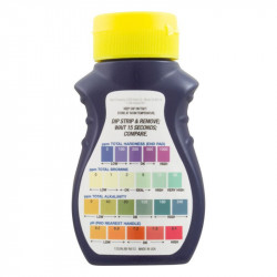 AQUACHEK ROUGE 4 en 1 (brome total, pH, TAC, dureté)