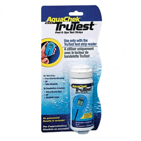 RECHARGE AQUACHEK TRUTEST 4 en 1 (Chlore libre, brome total, pH, TAC)