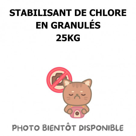 STABILISANT DE CHLORE EN GRANULES - 25KG