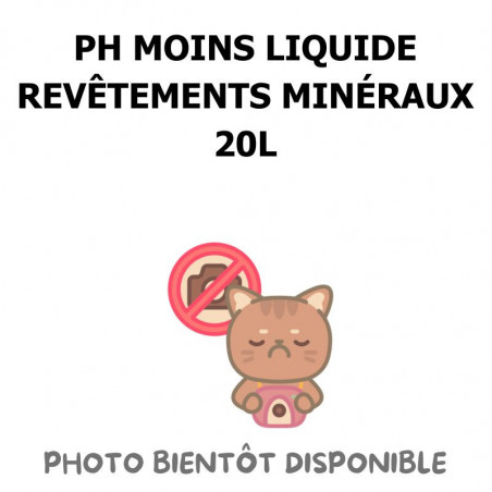PH MOINS LIQUIDE RM POUR REVETEMENT MINERAUX - 20L