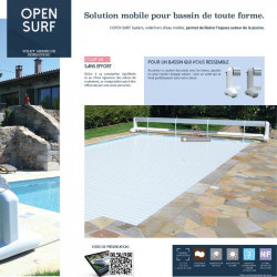 OPEN SURF Volet Hors Sol automatique amovible