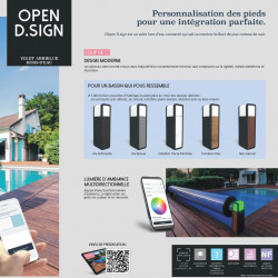OPEN D.SIGN Volet Hors Sol automatique éclairé
