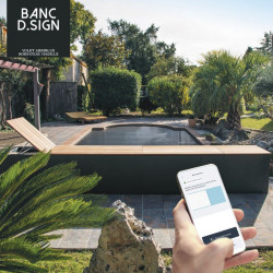 BANC D.SIGN Volet Hors Sol automatique habillé