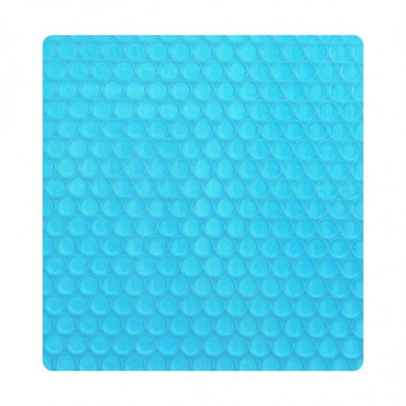 BLEU TRANSLUCIDE BR 400 MICRONS BACHE A BULLES BORDEE DES 4 COTES