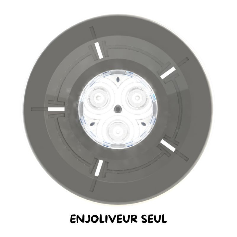 ENJOLIVEUR MINI PROJECTEUR LED 1"1/2 FILETÉ