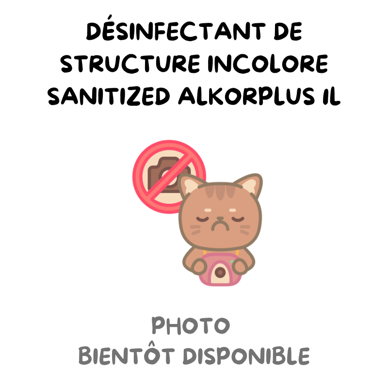 DÉSINFECTANT DE STRUCTURES INCOLORE SANITIZED ALKORPLUS 1L