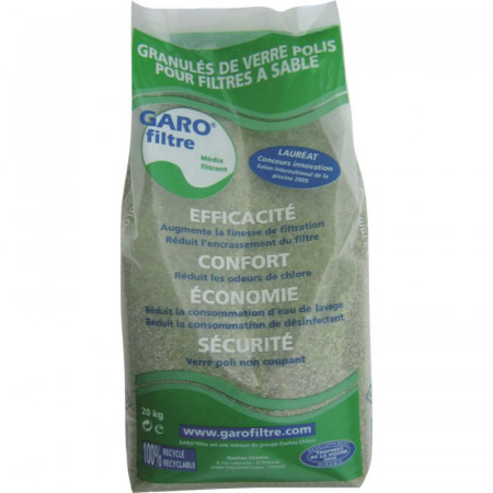 VERRE GROS DE FILTRATION HAUTE QUALITÉ GARO FILTRE