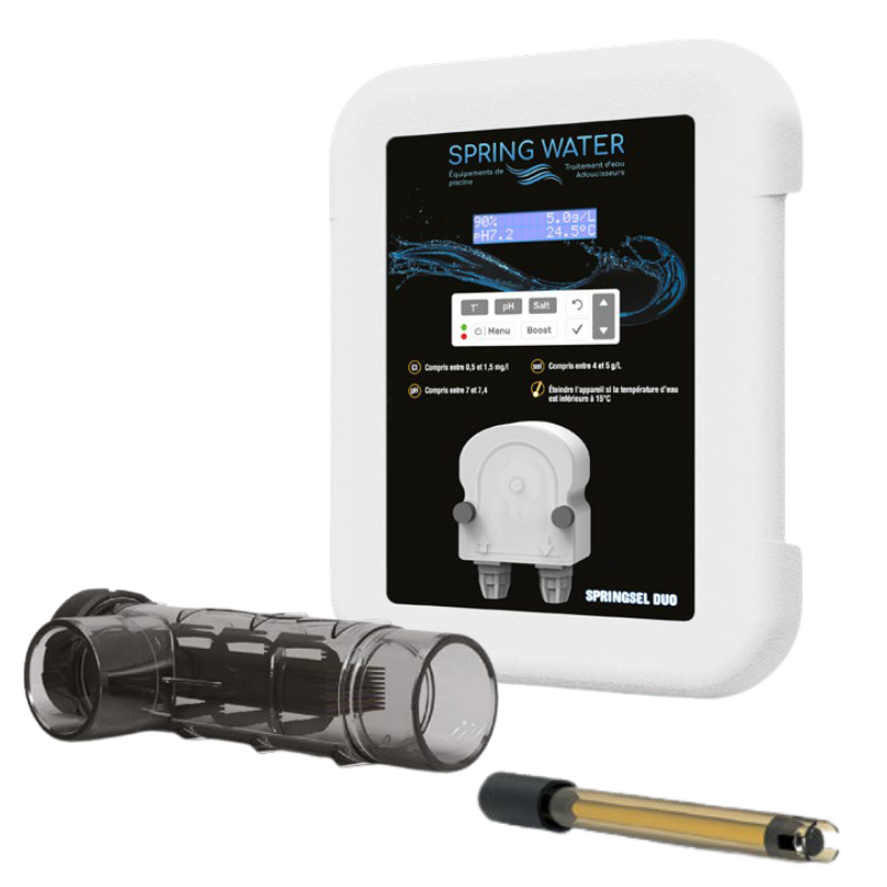 ELECTROLYSEUR SPRING SEL DUO 80M3 5 PLAQUES 18G/H