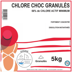 CHLORE CHOC GRANULES - 5KG