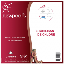 STABILISANT DE CHLORE EN GRANULES - 5KG