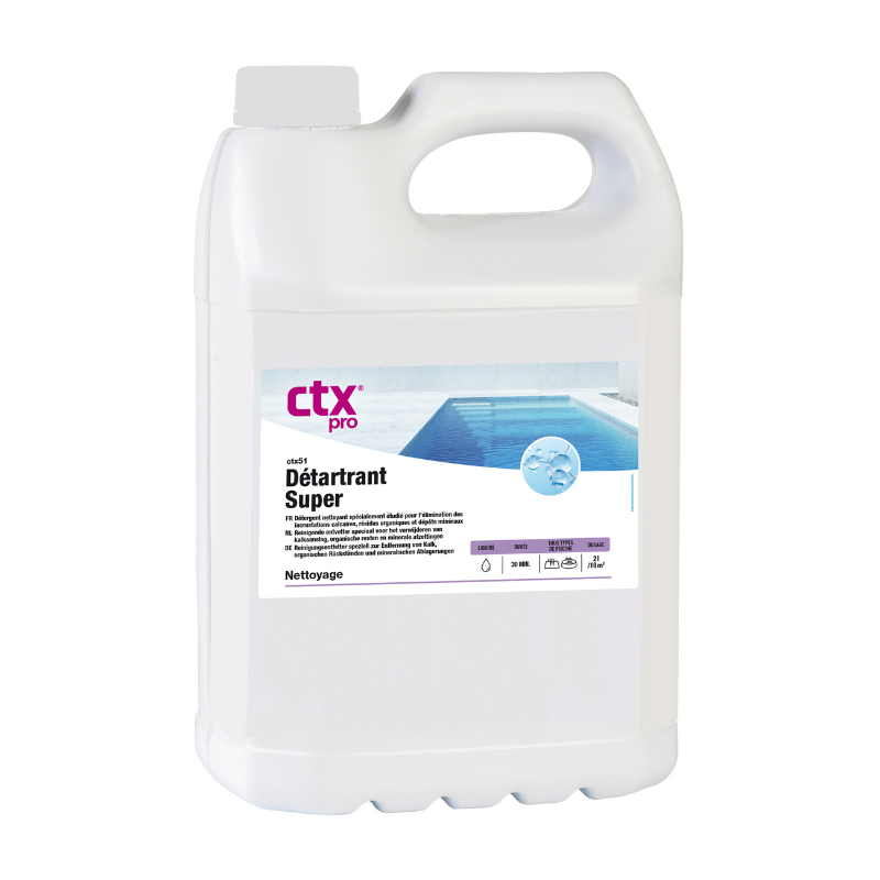 NETTOYANT DÉTARTRANT CONCENTRÉ BASSIN 5L