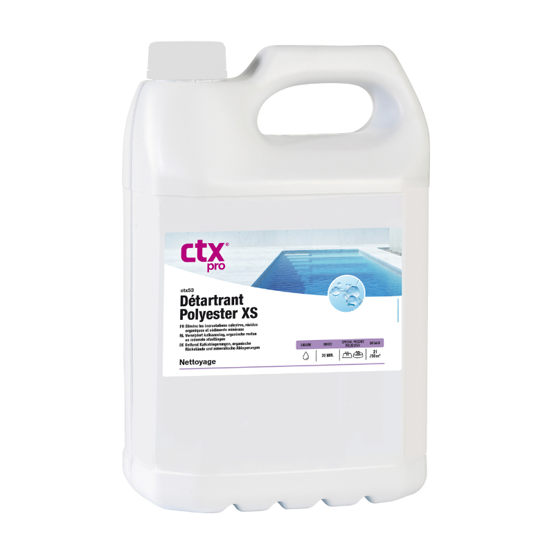 NETTOYANT DÉTARTRANT CONCENTRÉ COQUE POLYESTER 5L