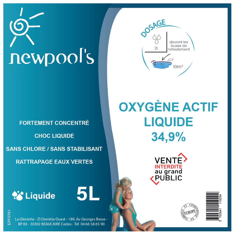 OXYGÈNE ACTIF LIQUIDE 34.9% 5L