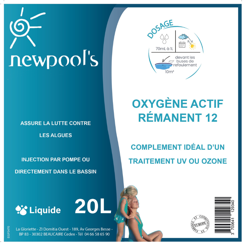 OXYGENE ACTIF LIQUIDE 12% RENFORCE BOOST - 20L