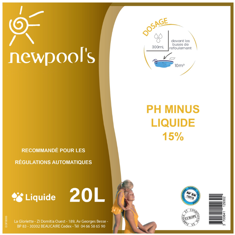 PH MOINS LIQUIDE 15% - 20L
