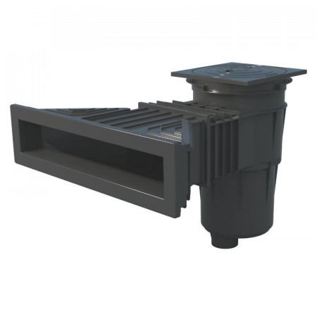 SKIMMER MIROIR BÉTON/LINER XXL PARKER ANTHRACITE