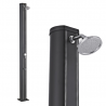 DOUCHE SOLAIRE ECLAT 32L ALU NOIR + RINCE-PIED