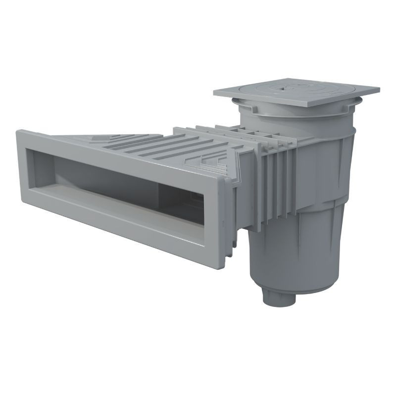 SKIMMER MIROIR BÉTON/LINER XXL PARKER GRIS