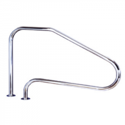 SORTIE DE BAIN STANDARD INOX 316L AVEC PLATINES SOUDÉES