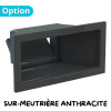 SUR MEUTRIERE SKIMMER BÉTON LUXE 17L + 2 SORTIES 2" ANTHRACITE