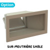 SUR MEUTRIERE SKIMMER BÉTON LUXE 17L + 2 SORTIES 2" SABLE