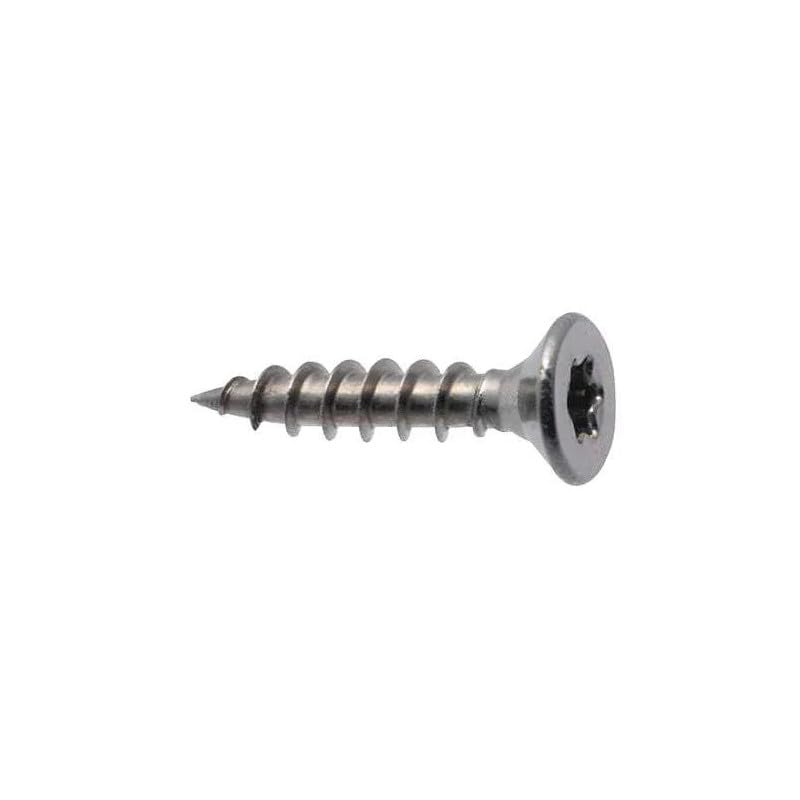 VIS A BOIS AGGLO INOX A4 TÊTE FRAISÉE TORX EN 4X20MM