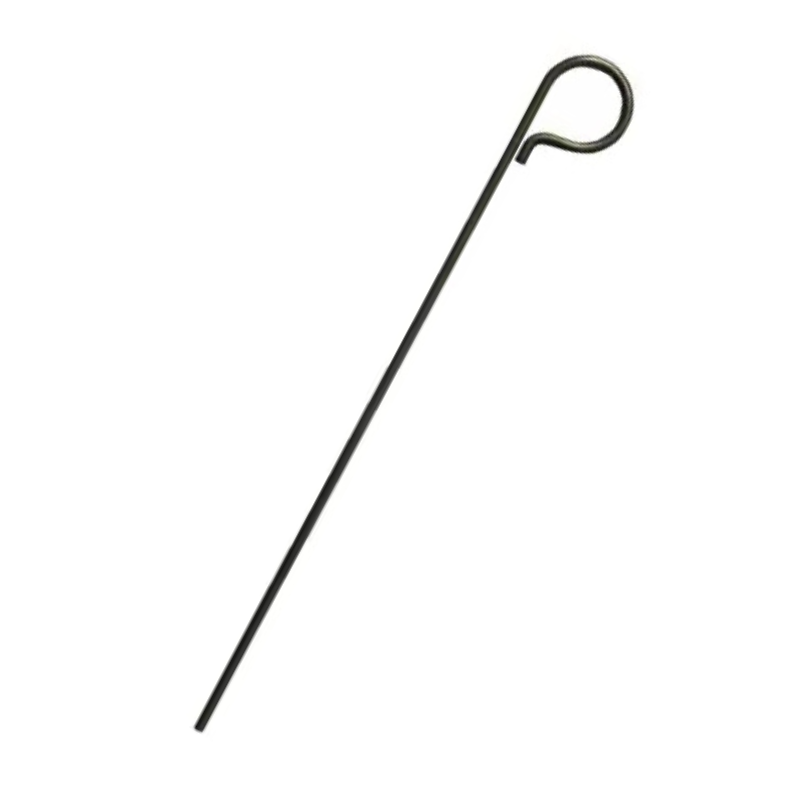 PITON P INOX LONG D'ENVIRON 35CM (piton crosse long) C/250 
Idéal pour une fixation dans le gazon.