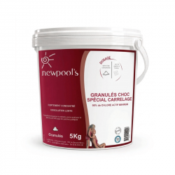 CHLORE LENT GRANULÉS SPÉCIAL CARRELAGE - 5KG