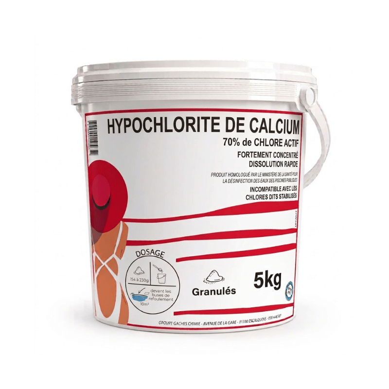 HYPOCHLORITE DE CALCIUM GRANULES - 5KG